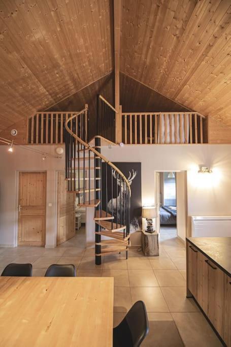 Gite Jura Mina Chalet Au Milieu De La Nature Villa Ney Buitenkant foto