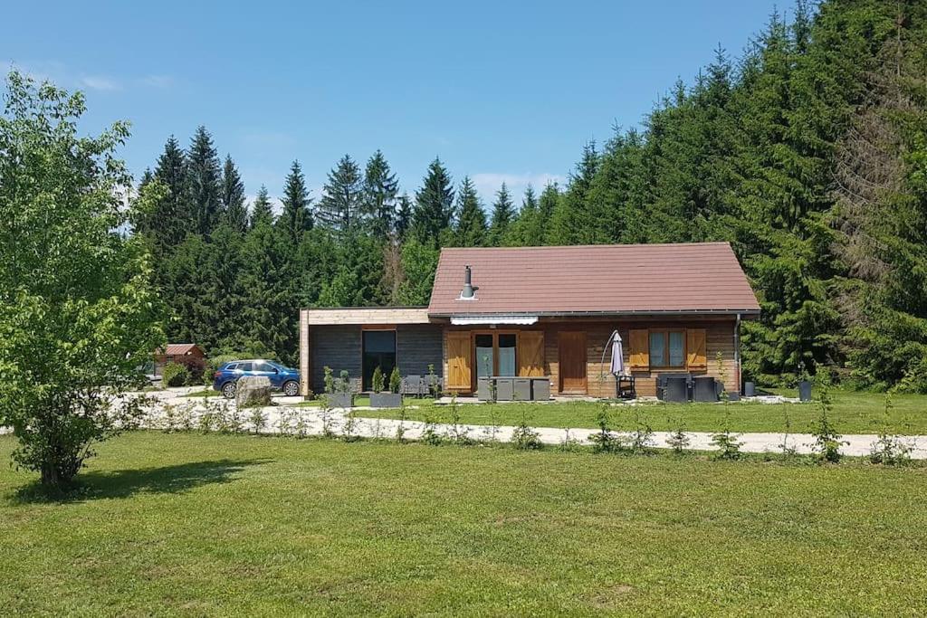 Gite Jura Mina Chalet Au Milieu De La Nature Villa Ney Buitenkant foto