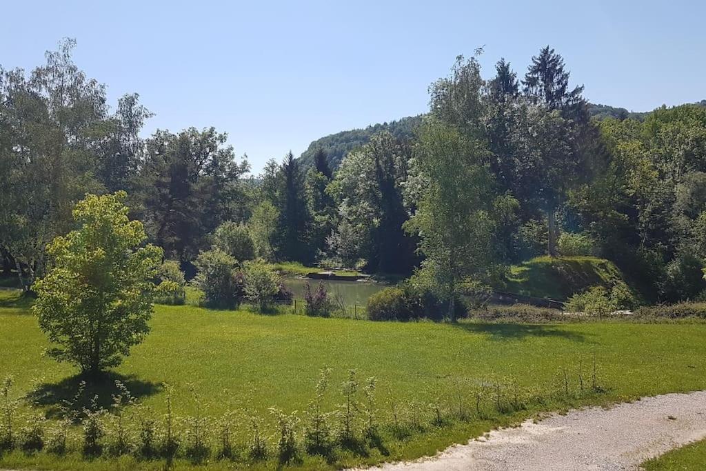 Gite Jura Mina Chalet Au Milieu De La Nature Villa Ney Buitenkant foto